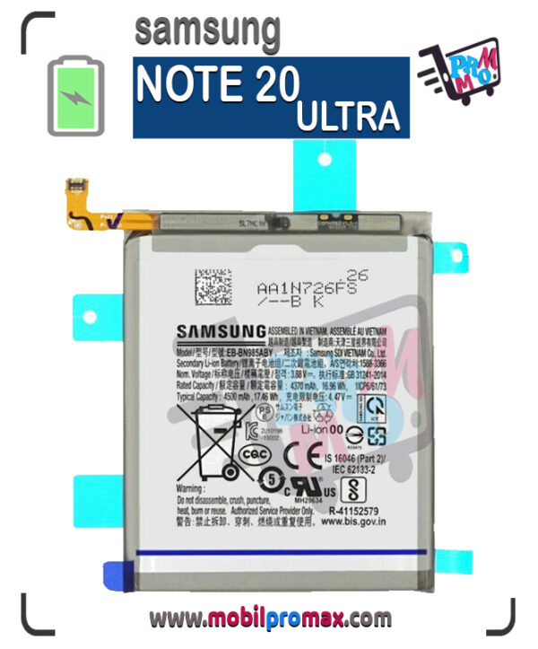 NOTE 20 ULTRA bat