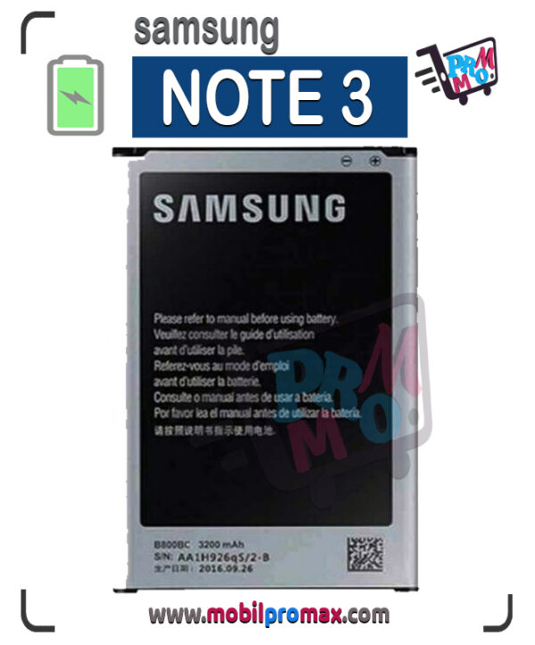 NOTE 3 bat