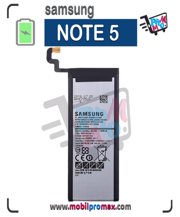 NOTE 5 bat