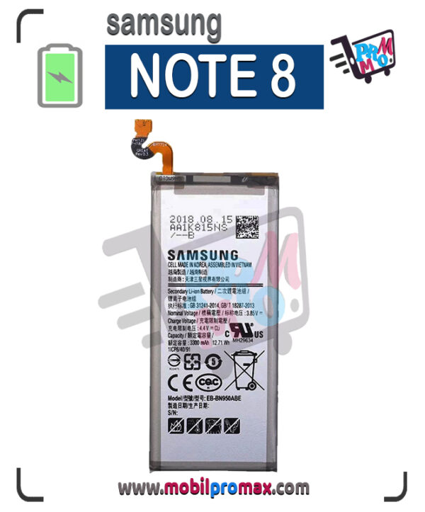 NOTE 8 bat