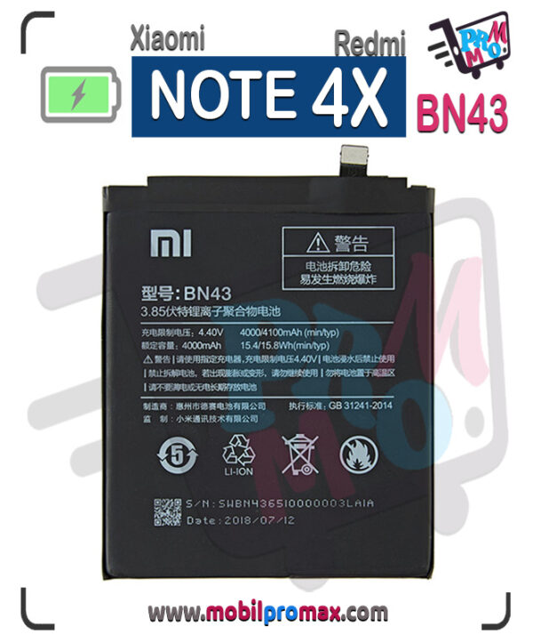 REDMI NOTE 4X BN43