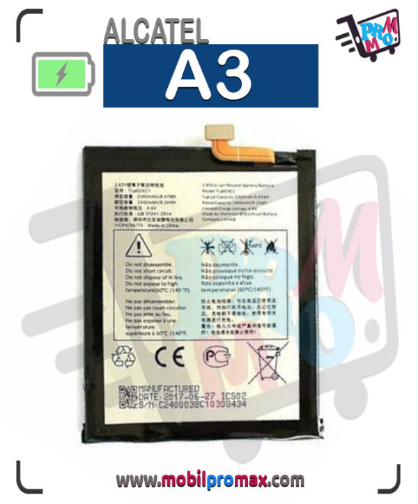 Alcatel A3 batarya