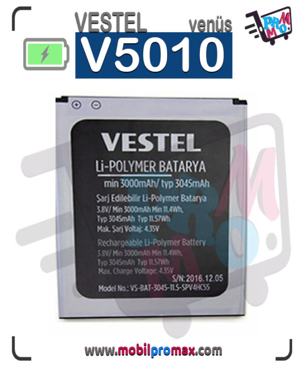 vestel venüs V5010 batarya