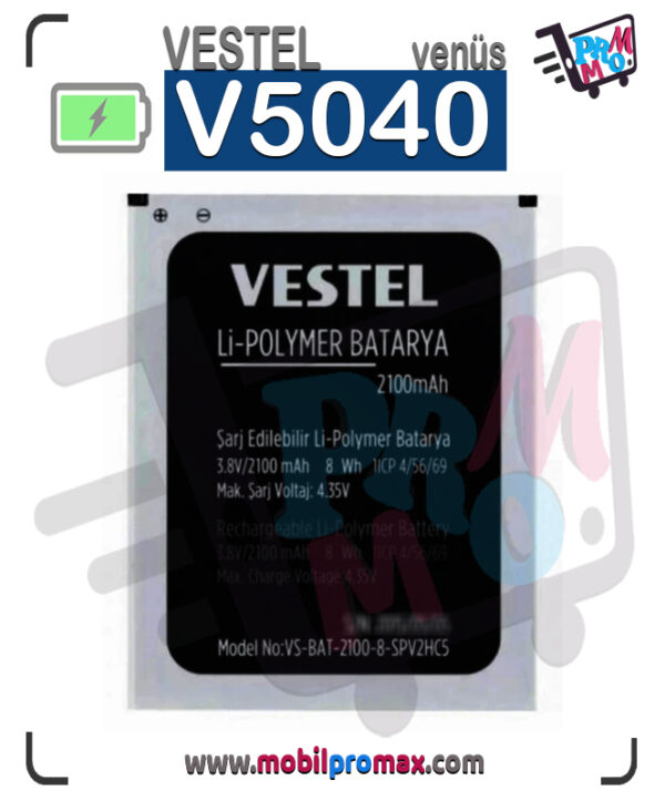 vestel venüs V5040 batarya