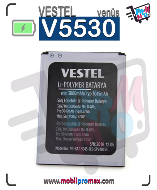 vestel venüs V5530 batarya