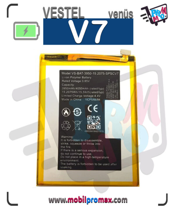 vestel venüs V7 batarya