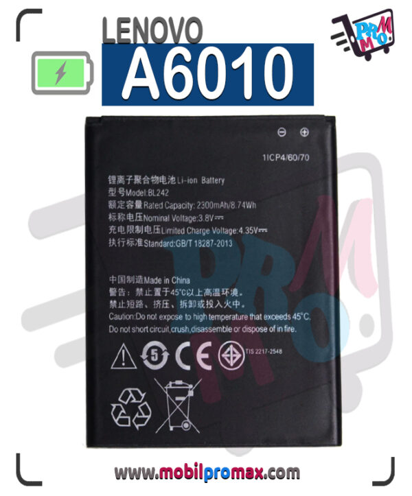 lenovo A6010 BATTERY