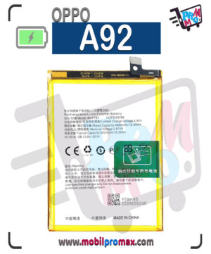 oppo A92 batarya