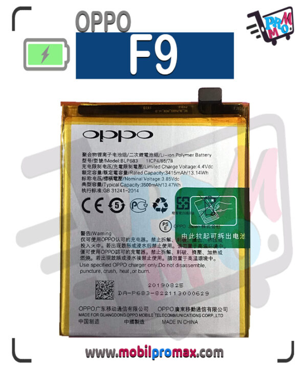 oppo F9 batarya