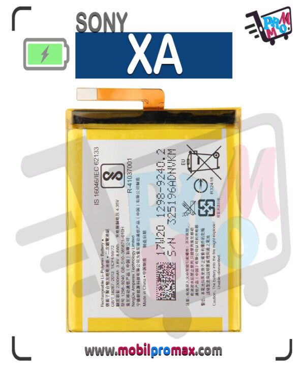sony XA BATTERY