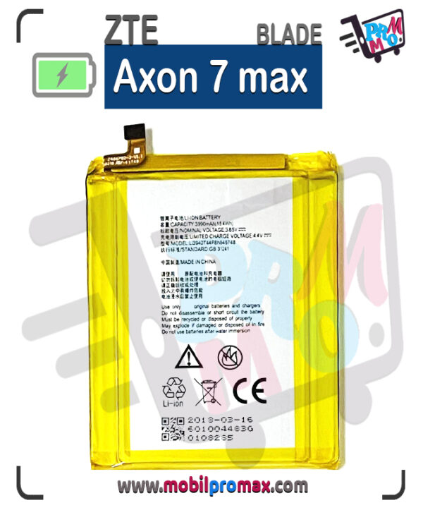 zte blade Axon 7 max batarya