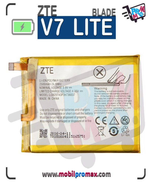 zte blade V7 LITE batarya