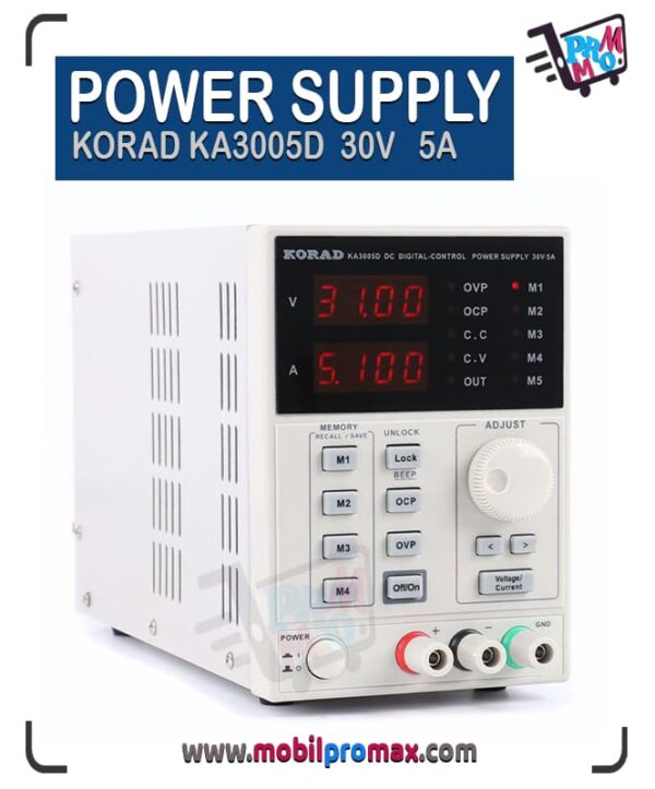 POWER SUPPLY KORAD KA3005D 5A