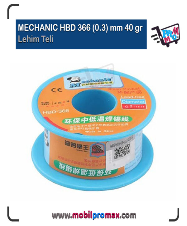 MECHANIC HBD 366 (0.3) mm 40 gr LEHİM TELİ