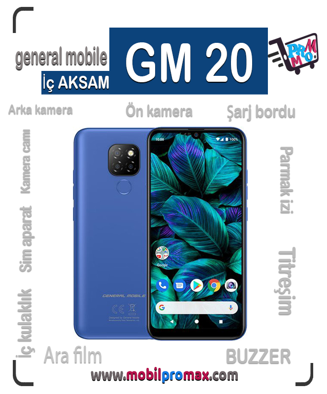 GENERAL mobile GM20 inside parts