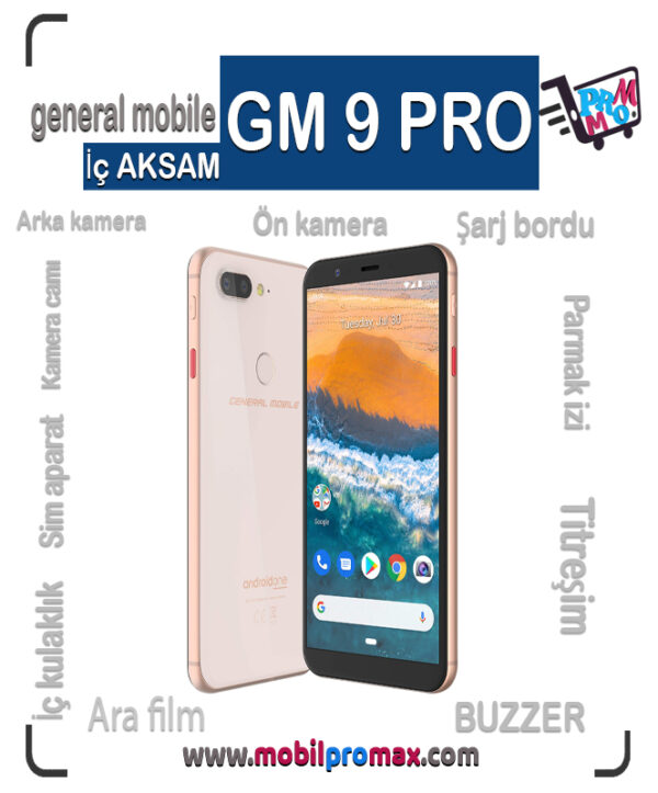 GENERAL mobile GM9 PRO inside parts