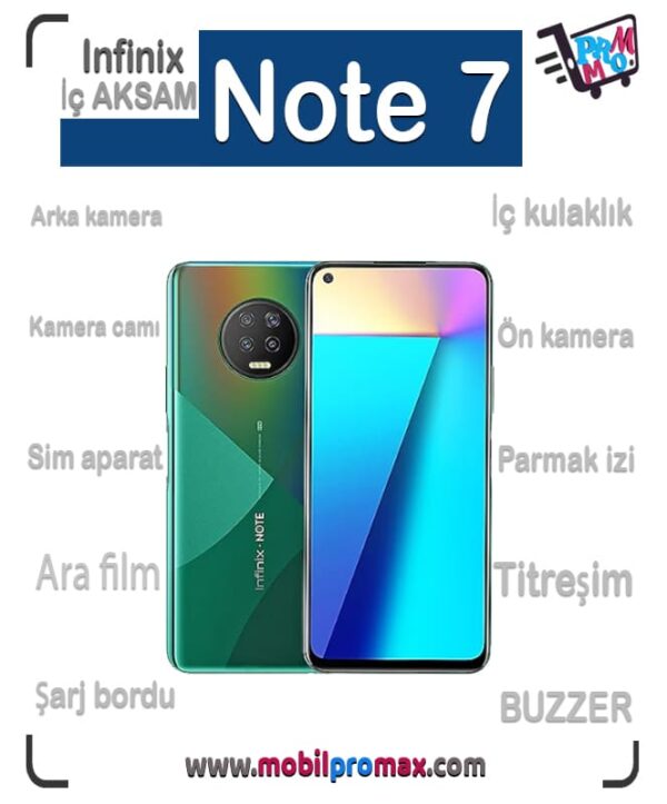 Infinix Note 7 İç AKSAM