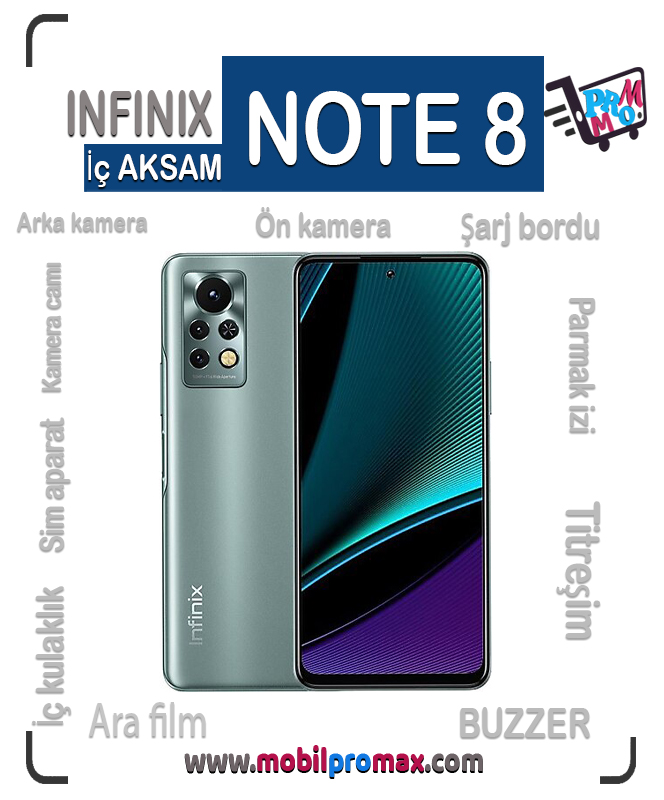 infinix NOTE 8 inside parts