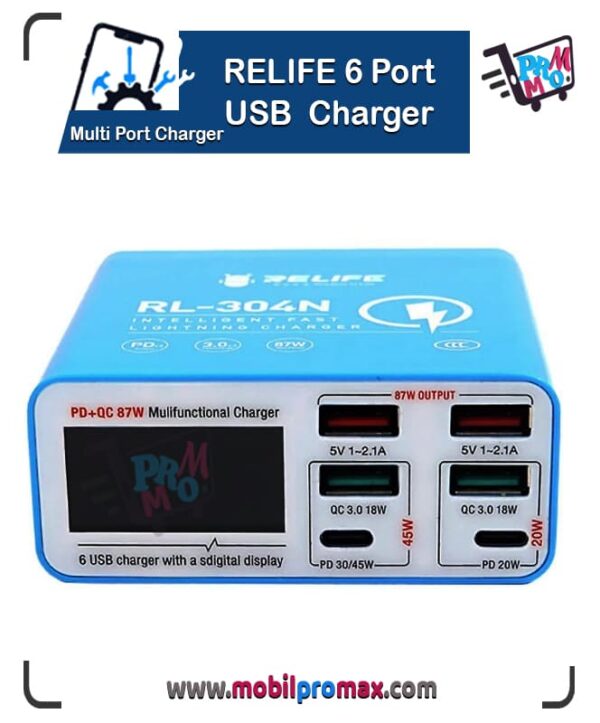 RELIFE 6 Port USB Charger
