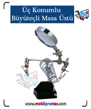 Üç Konumlu Büyüteçli Masa Üstü