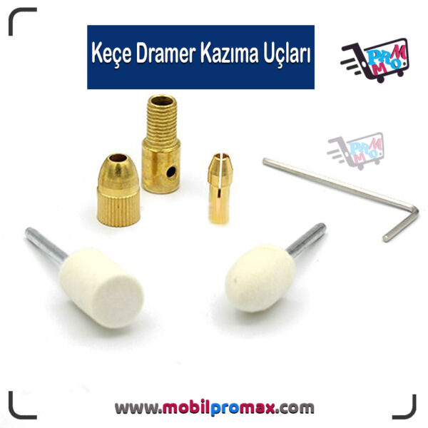 Keçe Dramer Kazıma Uçları