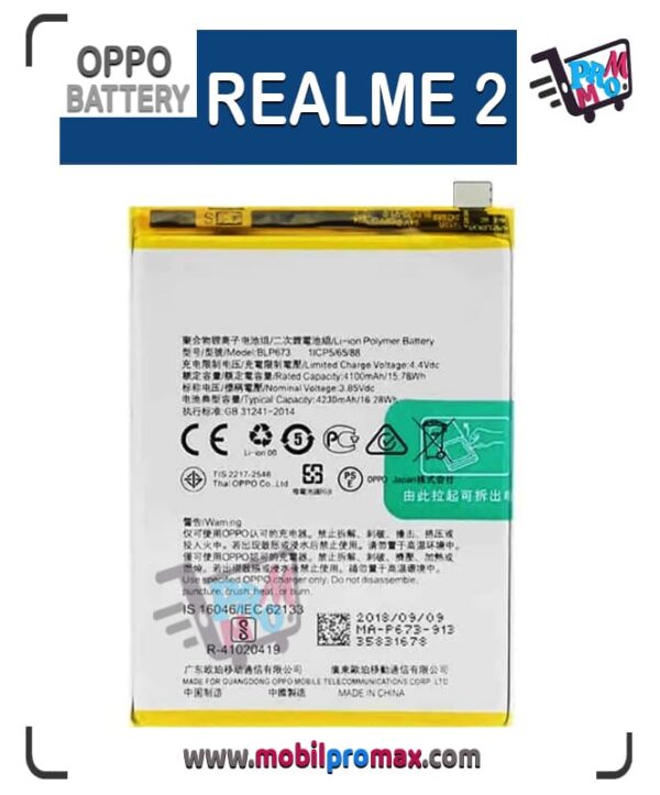 OPPO REALME 2 battery