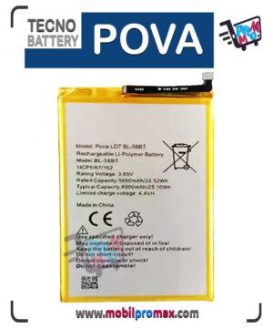 Tecno POVA battery