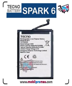 Tecno SPARK 6 battery