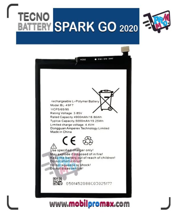 Tecno SPARK GO 2020 battery