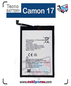Tecno Camon 17 battery