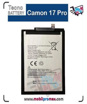 Tecno Camon 17 Pro battery