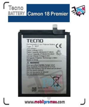 Tecno Camon 18 Premier battery