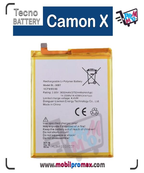 Tecno Camon X battery
