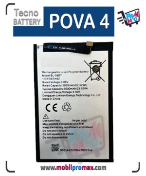 Tecno POVA 4 battery