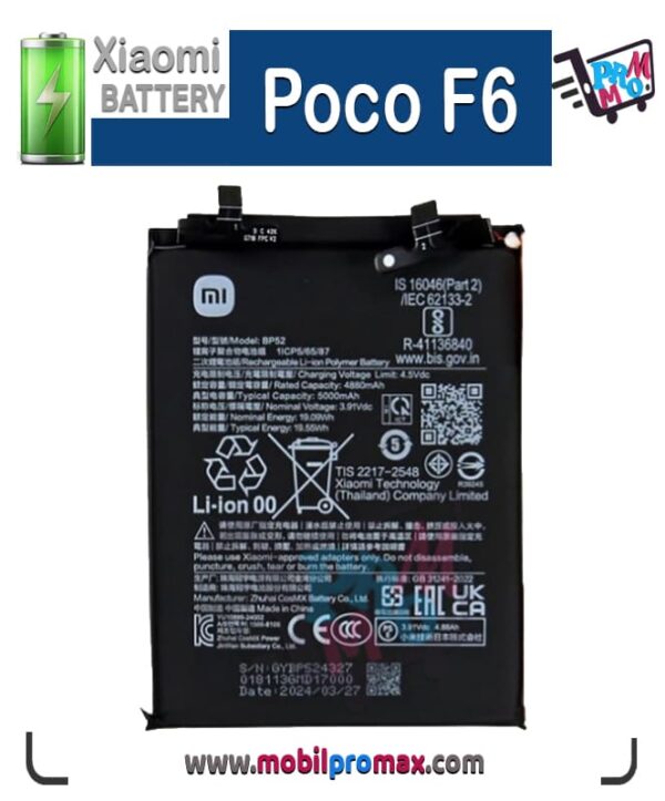 Poco F6 BATTERY