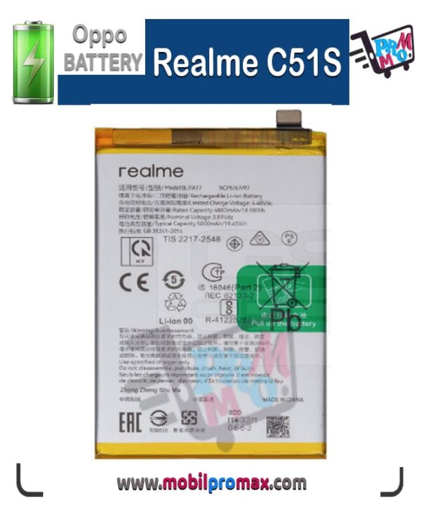 Realme C51S battery