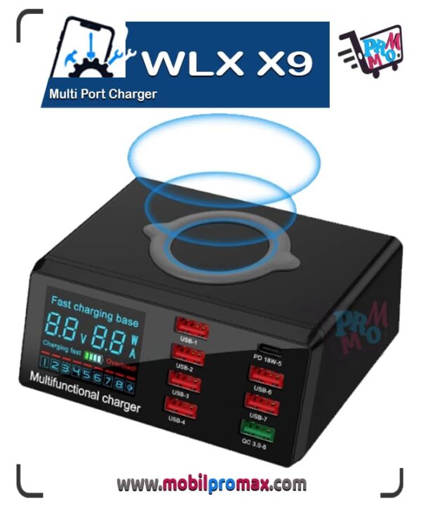USB 6-port WLX X9