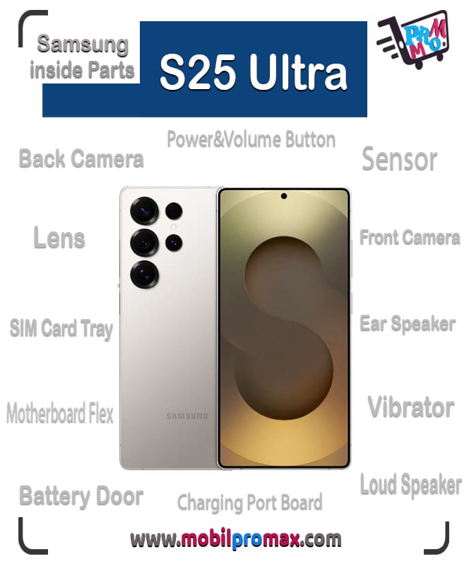 SAMSUNG S25 Ultra inside parts