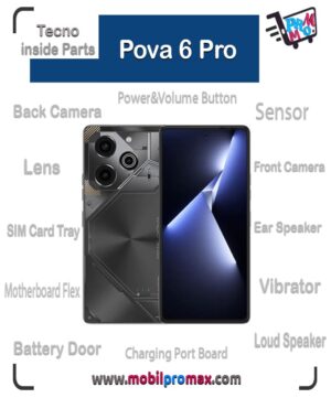 Tecno Pova 6 Pro inside parts