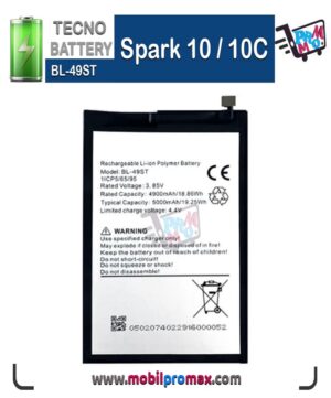 Tecno Spark 10 / 10C battery