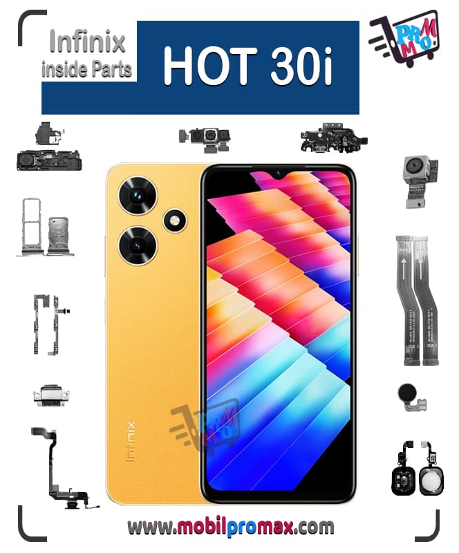 infinix Hot 30i inside parts