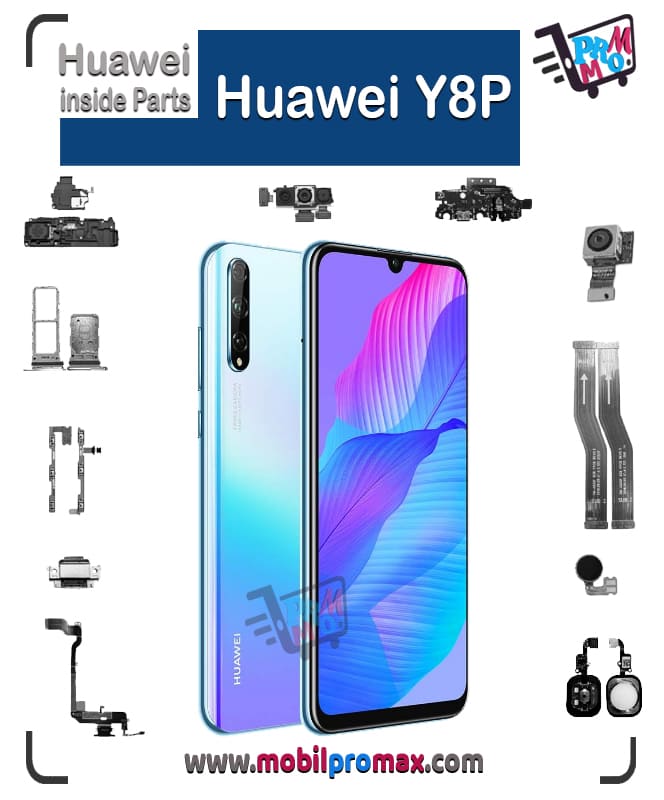 Huawei Y8P inside parts