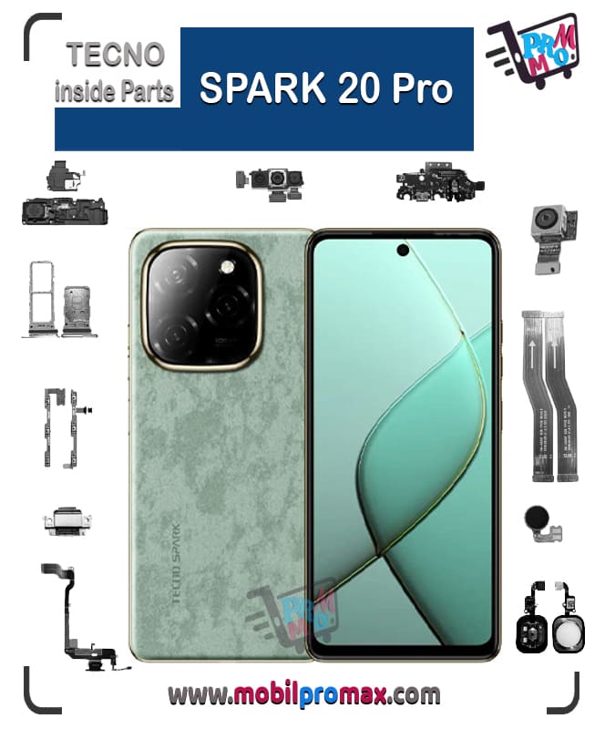 Tecno SPARK 20 Pro inside parts
