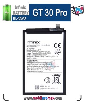 Infinix GT 30 Pro battery