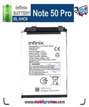 Infinix Note 50 Pro battery