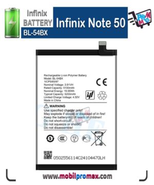Infinix Note 50 battery
