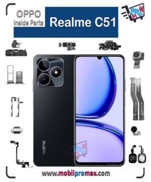 Realme C51 inside parts