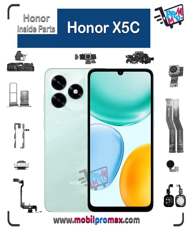 Honor X5C inside parts