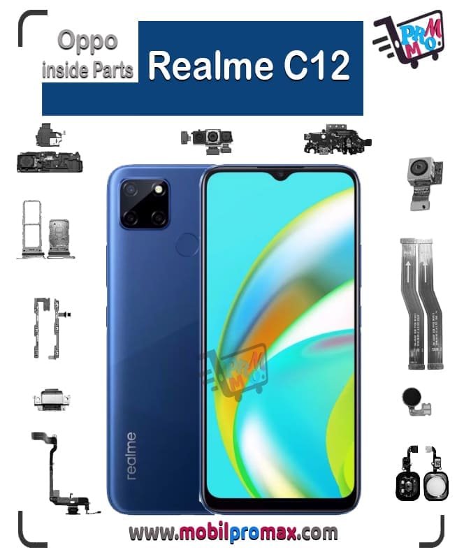 Realme C12 inside parts