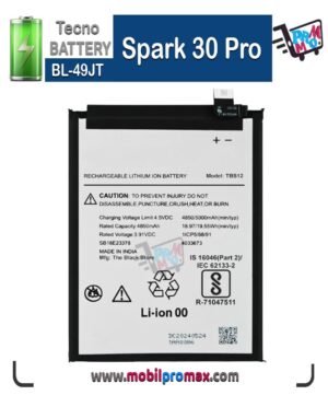 Tecno Spark 30 Pro battery